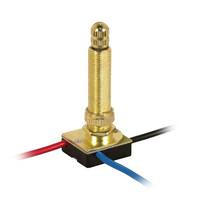 Satco 2 Circuit 4 Position 3 Way Metal Rotary Switch with Bushing