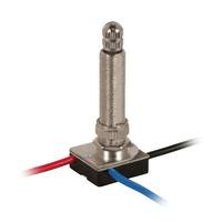 Satco 2 Circuit 4 Position 3 Way Metal Rotary Switch with Bushing