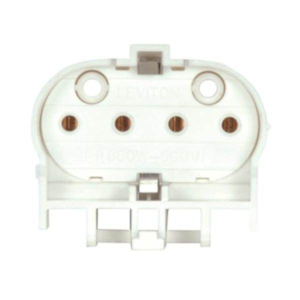 Horizontal Snap-In Mounting Socket with Metal-Spring Lamp Retainer Clip