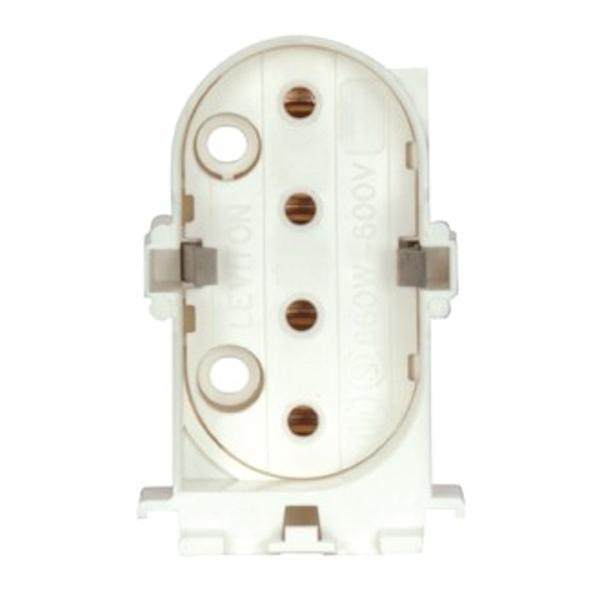 Snap-In Mounting for Electronic Ballasts Side Push-In Wiring Socket