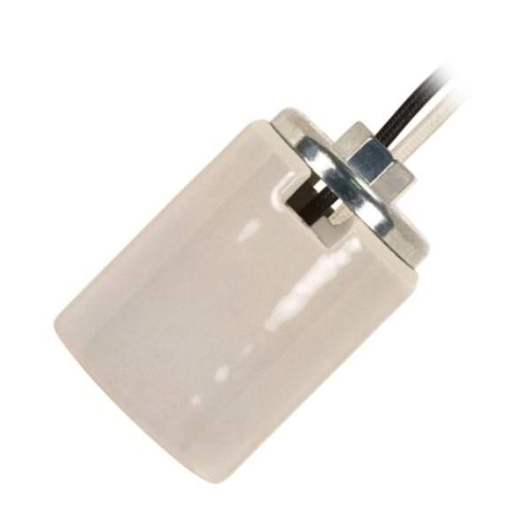 1/4 IPS Cap Porcelain Keyless Socket with 2 Wireways