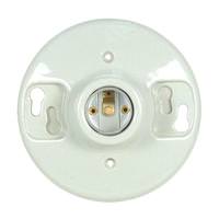 Satco Glazed Porcelain Keyless Ceiling Receptacle Socket