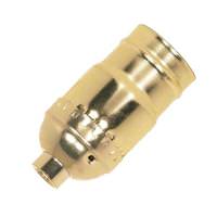 Satco 1/8 IPS Cap Brite Gilt Standard Keyless Socket