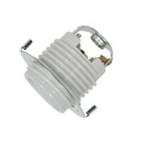 Satco 1/8 IPS Cap Porcelain Keyless Threaded Socket with Hickey and Ring