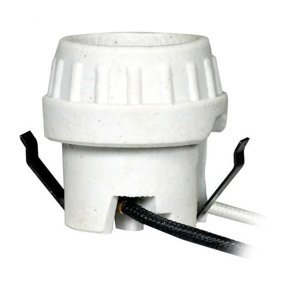 Porcelain Medium Screw (E26) Base Snap-In Socket