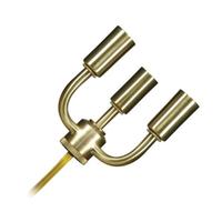 Satco 1/8 IPS Cap 3 Light Candelabra Cluster Socket