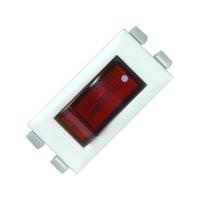 Satco White Lighted On-Off Phenolic Rocker Switch with Dot
