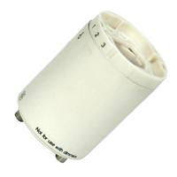 Satco Electronic Self-Ballasted CFL Lampholder Smooth Phenolic Socket Adapter