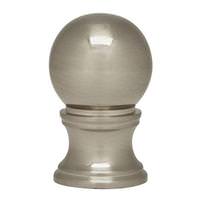 Satco 1.25" Satin Nickel Ball Finial