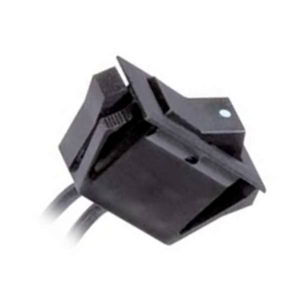 Black On-Off Phenolic Rocker Switch with Dot
