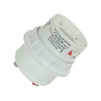 Satco Electronic Self-Ballasted CFL Lampholder Smooth Phenolic Socket with Uno Ring Adapter
