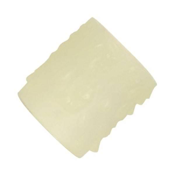 1.6" Ivory Drip Bee's Wax Candle Cover Edison Base