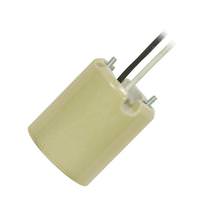Satco Yellow Porcelain Keyless Socket with 2 Wireways