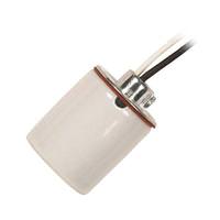 Satco 1/8 IPS Cap Porcelain Keyless Socket with Side Notches, 2 Wireways