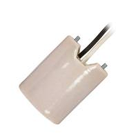 Satco Porcelain Keyless Socket with 2 Wireways, Leads