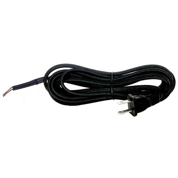 10' Black Molded Plug Cord