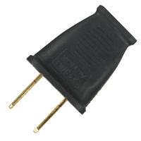 Satco Black 15A 125V 2 pole 2 Wire Plug