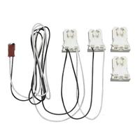 Satco 2 Light Ballast Bypass Wiring Harness for Linear LED T8 Lamps