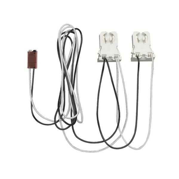 2 Light Ballast Bypass Wiring Harness for Linear LED T8 Lamps