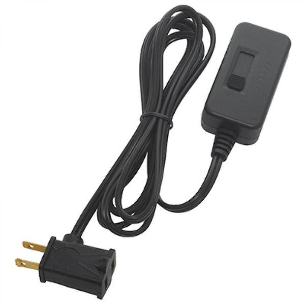 Black Slide Table Top Lamp Dimmer