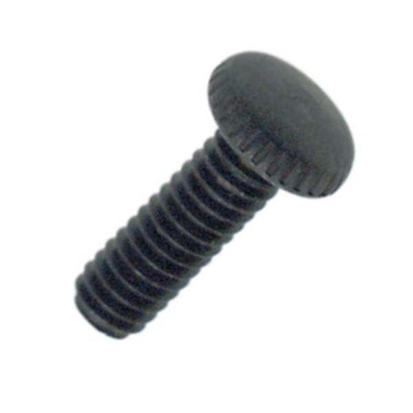 .5" 8/32 Steel Black Knurled Head Thumb Screws