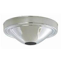 Satco Chrome Plain Deep Fixture Canopy