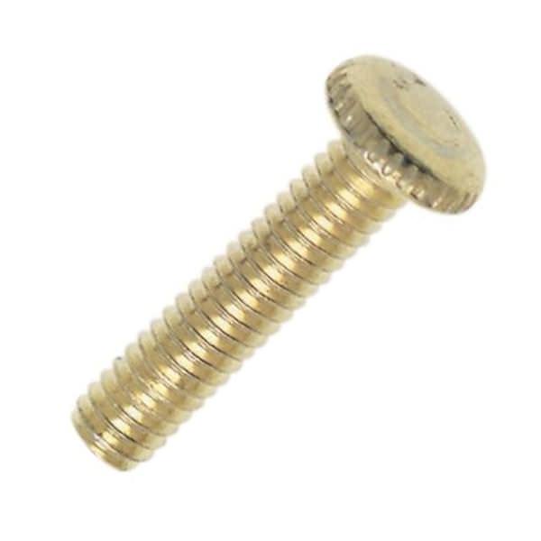 .75" 8/37 Brass Plated Steel Knurled Head Thumb Screws
