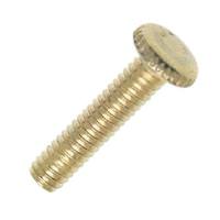 Satco .75" 8/37 Brass Plated Steel Knurled Head Thumb Screws