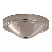 Satco Chrome Plain Deep Fixture Canopy