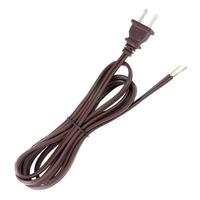 Satco 8' Brown Molded Plug Cord