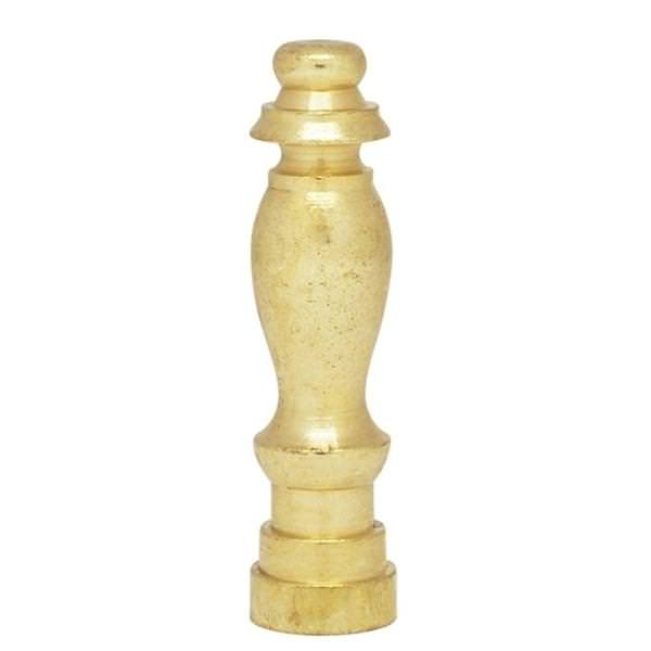 1.9" Burnished and Lacquered Small Spindle Finial