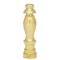 Satco 1.9" Burnished and Lacquered Small Spindle Finial