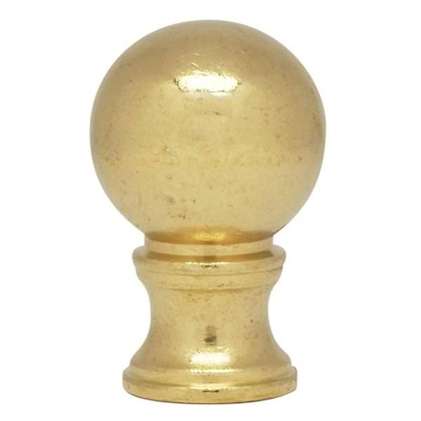 0.75" Burnished and Lacquered Ball Finial