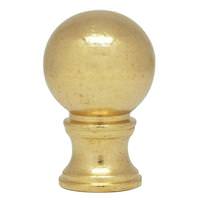 Satco 0.75" Burnished and Lacquered Ball Finial