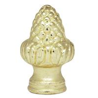 Satco 1.5" Polished Brass Acorn Finial