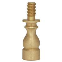 Satco 1/4-27 Burnished and Lacquered Solid Brass Risers