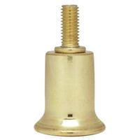 Satco 1/4-27 Brass Plated Steel Risers