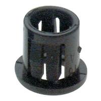 Satco Black Nylon Snap-In Bushings for 3/8" Hole