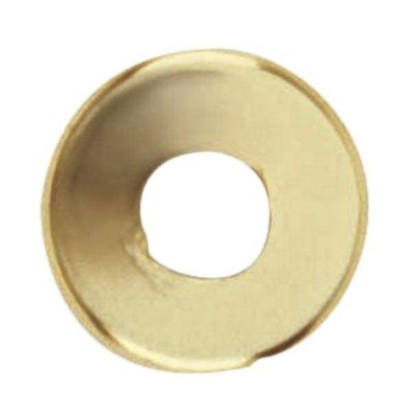 1/8 IP Slip Vacuum Brass Curled Edge Steel Check Ring