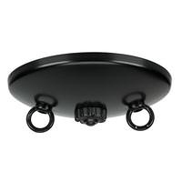Satco Black Bath Swag Canopy Kit