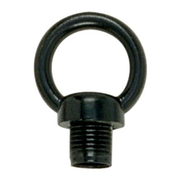 1-3/8" 1/8 IP Black Die Cast Fixture Male Loop with Wireway