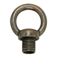 Satco 1-3/8" 1/8 IP Antique Copper Die Cast Fixture Male Loop with Wireway