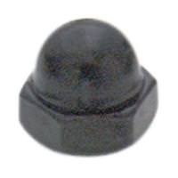 Satco 8/32 Black Cap Nuts