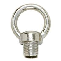 Satco 1-3/8" 1/8 IP Chrome Die Cast Fixture Male Loop with Wireway