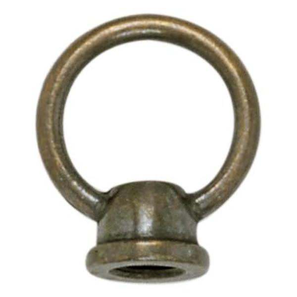 1.5" 1/8 IP Antique Brass Die Cast Fixture Female Loop with Wireway