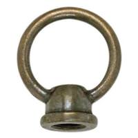 Satco 1.5" 1/8 IP Antique Brass Die Cast Fixture Female Loop with Wireway