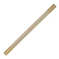 Satco 1/8 IP 12" Brass Threaded Ends