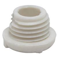 Satco 1/4 IP White Plastic Male Bushing