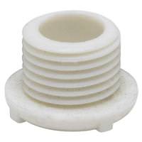 Satco 1/8 IP White Plastic Male Bushing