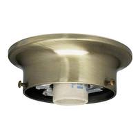 Satco 3.25" Antique Brass Wired Holder